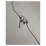 K - Brant Kingman - One-Line Figure Study, Signed and Dated