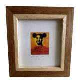 LLC - Mickey Mao Mini Framed Art by Pure Evil (Charles Lizzell-Edward) Signed 1/1 Edition