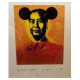 LLC - Mickey Mao Mini Framed Art by Pure Evil (Charles Lizzell-Edward) Signed 1/1 Edition