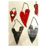 LLS - Bob Lyall Handcrafted Metal Heart Wall Hangings