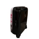 LLS - Luggage - 13 x 20 x 7 in Black Hard-Side with Eiffel Tower Print