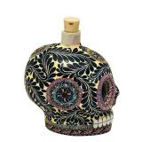 LLR - Izúcar Mexico Hand-Painted 17-Inch Sugar Skull Decanter