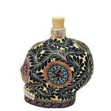 LLR - Izúcar Mexico Hand-Painted 17-Inch Sugar Skull Decanter