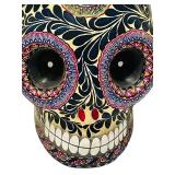 LLR - Izúcar Mexico Hand-Painted 17-Inch Sugar Skull Decanter