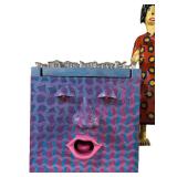 LLR - Whimsical Artisan Creations (Lot of 3) - Painted Folk-Art Box & Figures