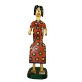 LLR - Whimsical Artisan Creations (Lot of 3) - Painted Folk-Art Box & Figures