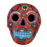 LLR - 3-Piece Mosaic Glass Skull Set - Hand-Painted