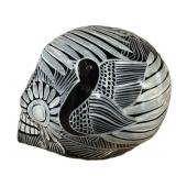 LLR - 3-Piece Mosaic Glass Skull Set - Hand-Painted