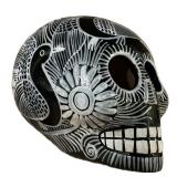 LLR - 3-Piece Mosaic Glass Skull Set - Hand-Painted