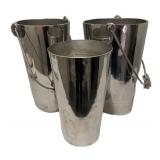 LLC - Metal Buckets - 3-Pack, 14"