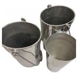 LLC - Metal Buckets - 3-Pack, 14"
