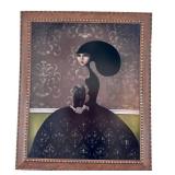 Nicholas Harper - Greta Original Acrylic Painting on Board / "Greta" by Nicholas Harper