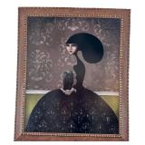 Nicholas Harper - Greta Original Acrylic Painting on Board / "Greta" by Nicholas Harper