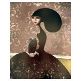 Nicholas Harper - Greta Original Acrylic Painting on Board / "Greta" by Nicholas Harper