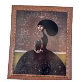 Nicholas Harper - Greta Original Acrylic Painting on Board / "Greta" by Nicholas Harper
