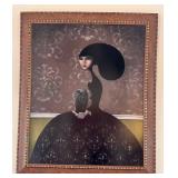 Nicholas Harper - Greta Original Acrylic Painting on Board / "Greta" by Nicholas Harper