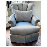 LR - Marge Carlson Silk Upholstered Chair - Custom