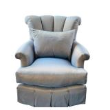 LR - Marge Carlson Silk Upholstered Chair - Custom