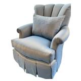 LR - Marge Carlson Silk Upholstered Chair - Custom