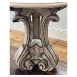 LR - Accent Table - Carved Plaster Base