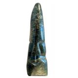 K - Jutai Toonoo, Ancestor Carved Serpentine Figurine, Cape Dorset 2004