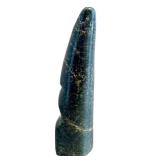 K - Jutai Toonoo, Ancestor Carved Serpentine Figurine, Cape Dorset 2004