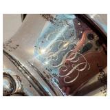 Sterling Silver Toothpick Holder - Monogrammed, Antique