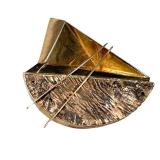 Diane Egbert Brooch - Sterling Silver & 14K Gold Geometric Pin