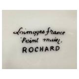 Rochard Limoges France Trinket Box - Mode de Paris Hand-Painted Zebra Lid