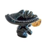 CB - Jamasee Qikiqtarjuao Drum Dancer Inuit Stone Carving - Signed