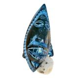 CB - Jamasee Qikiqtarjuao Drum Dancer Inuit Stone Carving - Signed