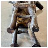 CD - Metal Sculpture - Horse with Bird on Back, Hand-Forged
