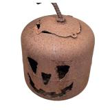 Propane Tank Jack-O-Lantern - Rustic Outdoor Halloween Decor