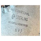 Vintage International Sterling Weighted Candle Holders - 9-Inch Pair