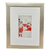 LR - Scheuer Watercolor - Original Framed, Signed