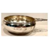 Antique Sterling Porriager - Monogram L.R.B.