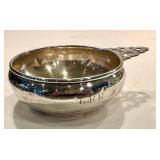 Antique Sterling Porriager - Monogram L.R.B.
