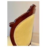 O - Antique Walnut Victorian Chair - Custom Upholstery