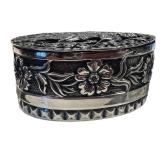 Trinket Box - Antique Sterling Silver Openwork