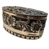 Trinket Box - Antique Sterling Silver Openwork