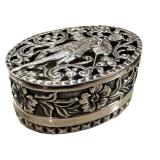 Trinket Box - Antique Sterling Silver Openwork
