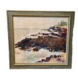 K - Original "Kauai South Shore" James Brandess Scenic Watercolor Painting
