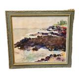 K - Original "Kauai South Shore" James Brandess Scenic Watercolor Painting
