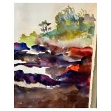 K - Original "Kauai South Shore" James Brandess Scenic Watercolor Painting