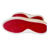 Christian Louboutin Graffiti-Print Studded Slip-On Sneakers - Made in Italy
