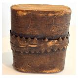 Antique Tobacco Case - Age-Worn Wood