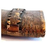 Antique Tobacco Case - Age-Worn Wood