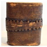 Antique Tobacco Case - Age-Worn Wood