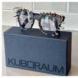 K7 - Kuboraum Mask U6 Sunglasses - Studded Spikes & Safety Pins, Black Frame