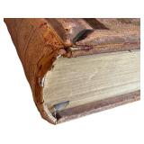 Antique Haydock Catholic Bible 1883-84 Leather-Bound with Clasps - Holy Bible Containing Scriptures
